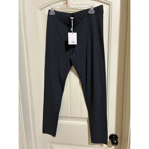 Ladies Lauren Conrad  Leggings Size Large NWT GRAY HEATHER - Picture 1 of 2